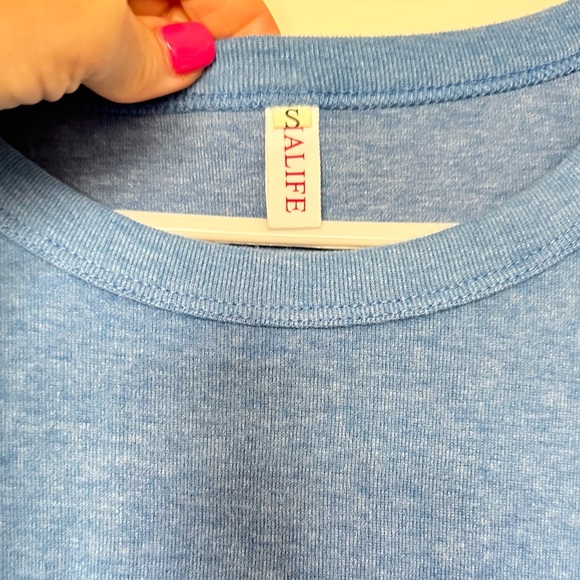 Long Sleeve Color Block Crewneck Top - Picture 3 of 4
